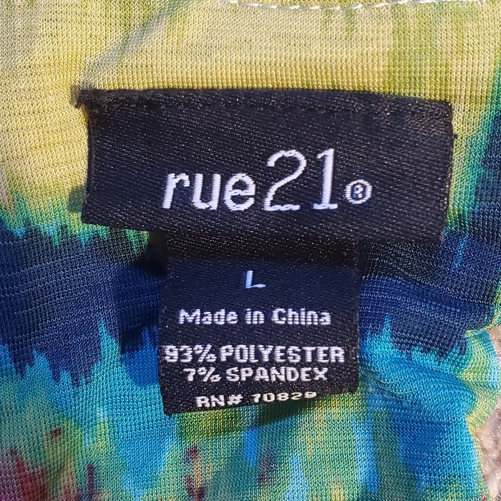 Rue 21 Multi-Colored Racerback Tank Top - Picture 5 of 5